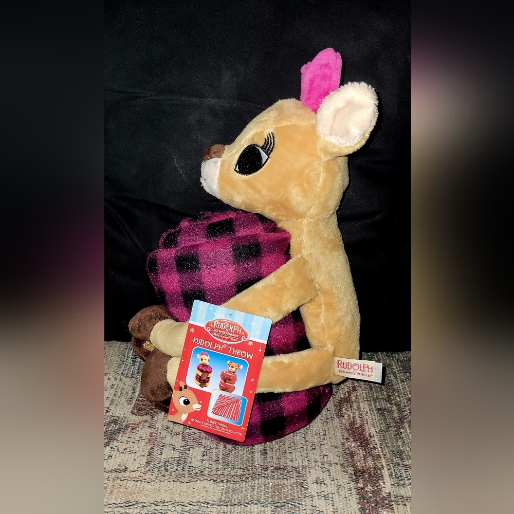 Clarice (Rudolph) Plush Throw